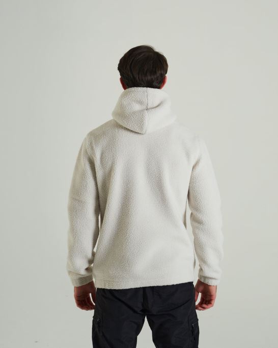 ディーゼル アークティック フリース パーカー クレイ アイボリー