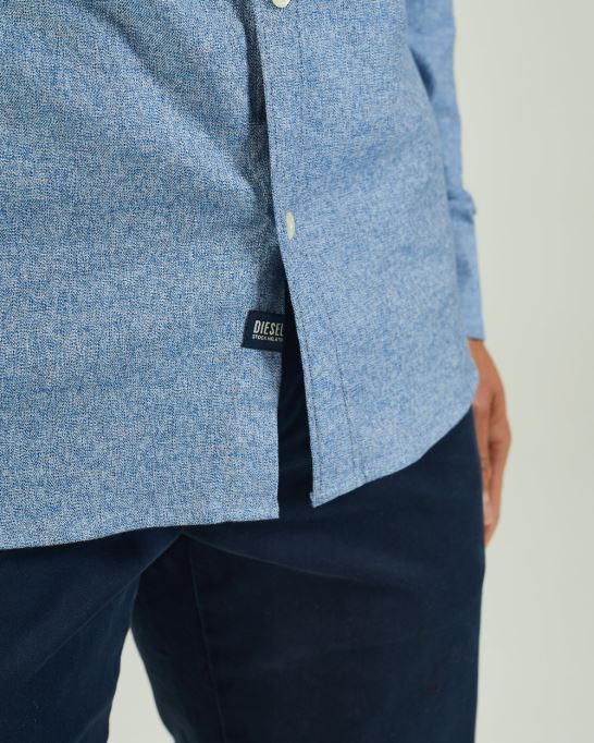 ディーゼル ヘステン グラインドル シャツ シュノーケル ブルー