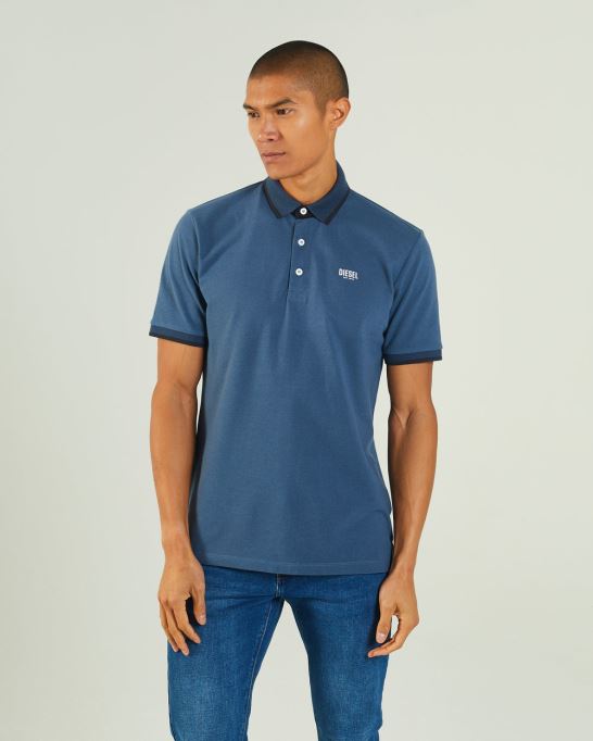 ラカゼット ポロ スティール インディゴ ディーゼル ブルー