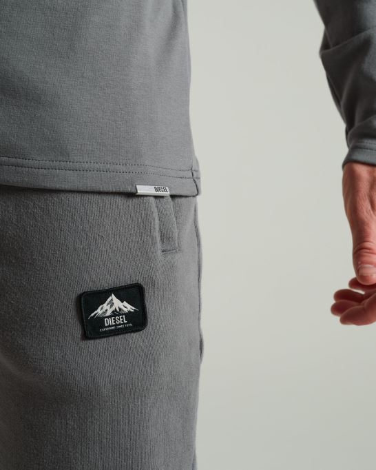 ディーゼル オリンピック Ls ティー ロック クライライム グレー