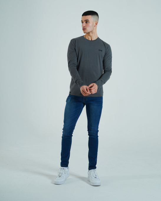 ベーシック スコット L/s ティー グラナイト ディーゼル グレー
