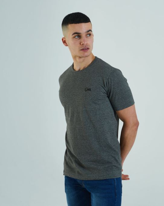 ディーゼルベーシックマットオーネックコンバットグリーングリーン