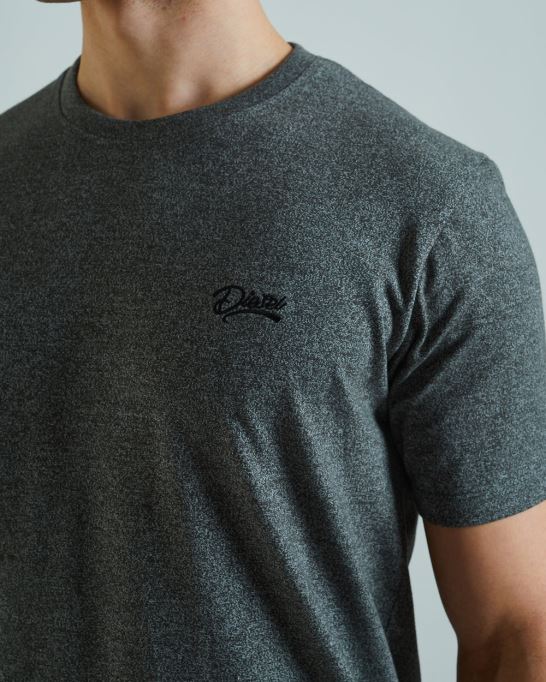 ディーゼルベーシックマットオーネックコンバットグリーングリーン