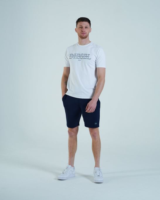 ディーゼル カルム ショート ネイビー ブレザー