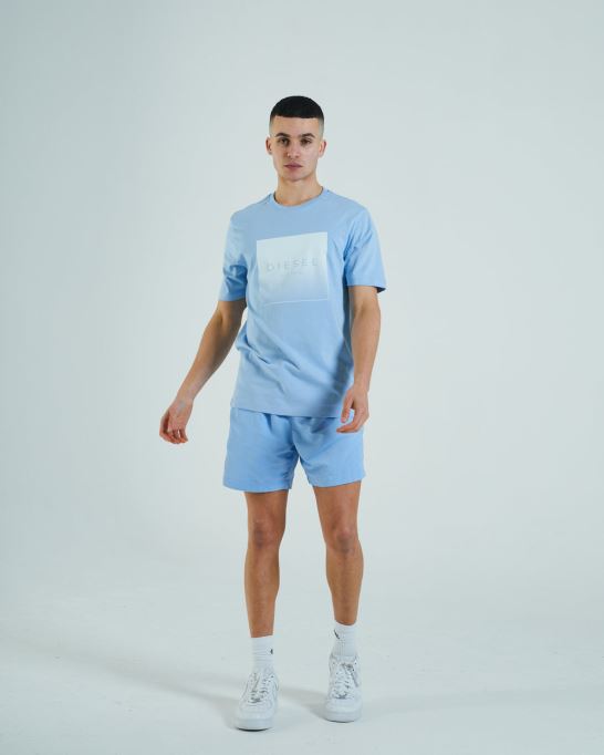 ディーゼル ジャスパー スイム ショーツ ナチュラルブルー