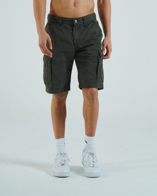 ディーゼル グレッグ カーゴ ショーツ コンバット グリーン グリーン