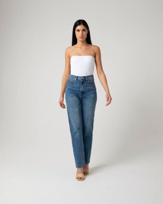 ディーゼルケンドラ ストレートレッグ ダークブルー