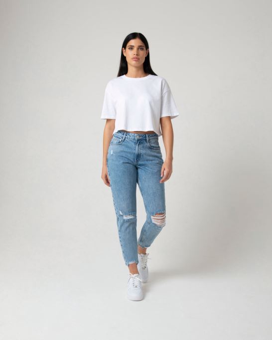 フローリー・ママ・ジャン ライトブルー ディーゼル