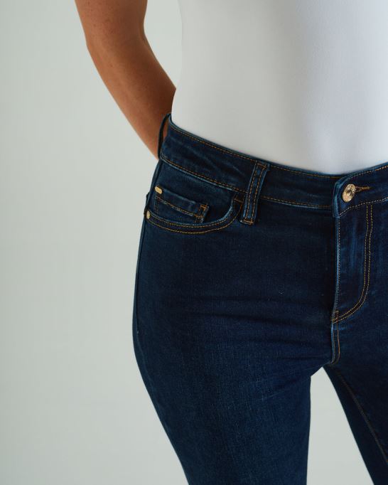 ジーナ ハイライズ ブートレグ インディゴ ブルー ディーゼル