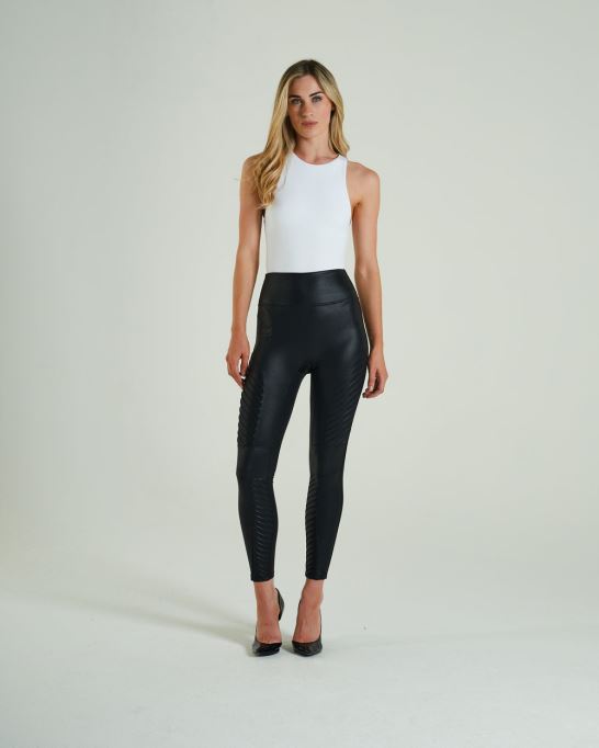 アレシア レザー風 ディーゼル ブラック