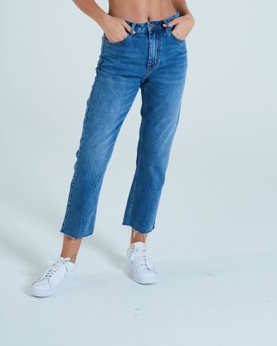 ディーゼル ルーター ストレート レッグ ミディアム ブルー ウォッシュ