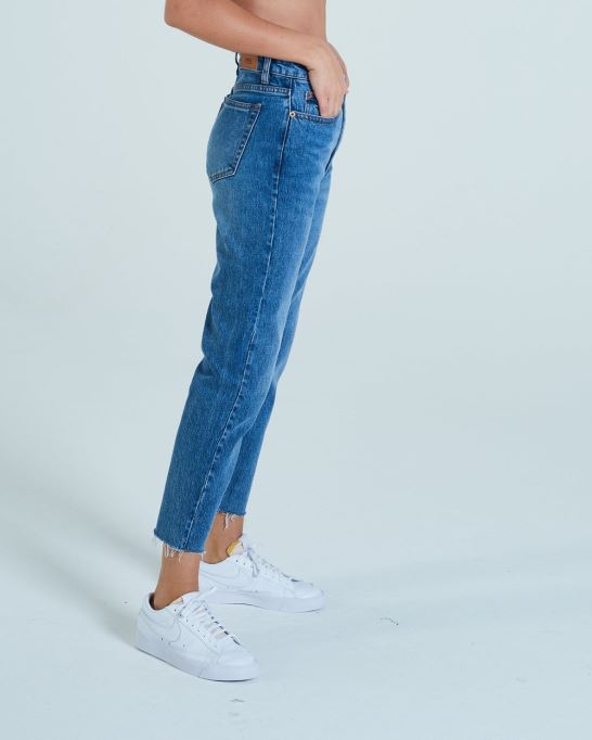 ディーゼル ルーター ストレート レッグ ミディアム ブルー ウォッシュ