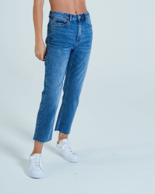 ディーゼル ルーター ストレート レッグ ミディアム ブルー ウォッシュ