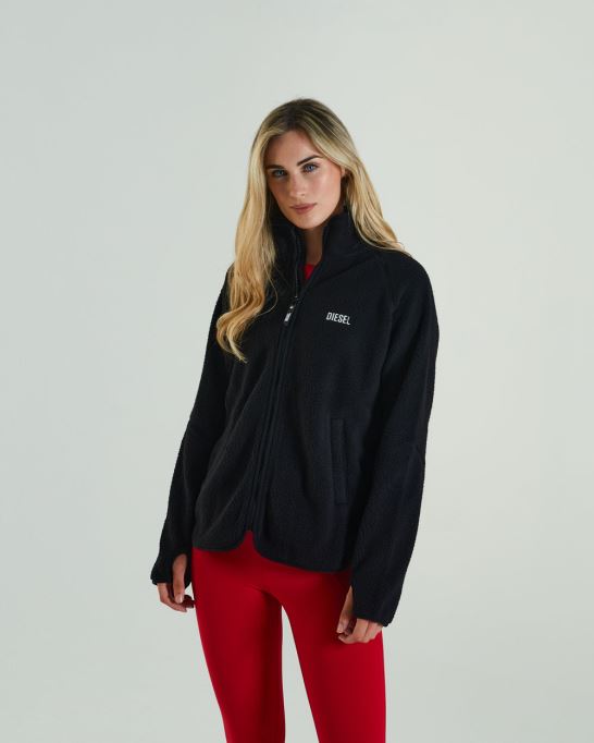 ニッキ フリース ジッパー ディーゼル ブラック