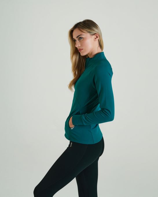 ディーゼル エンパワーメント ジッパー ティール グリーン グリーン