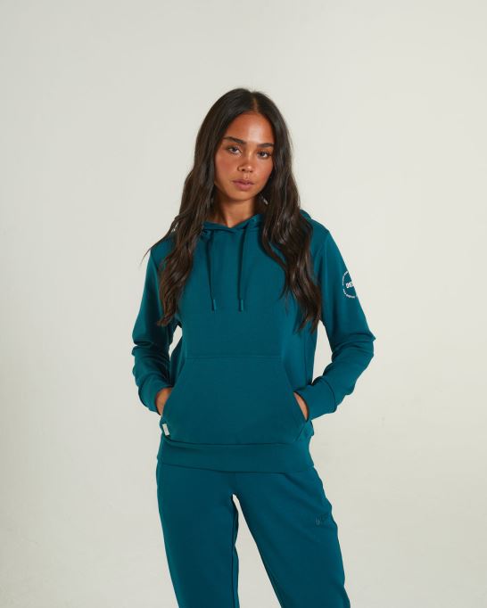 マーゴ・フッド ティールグリーン ディーゼルグリーン