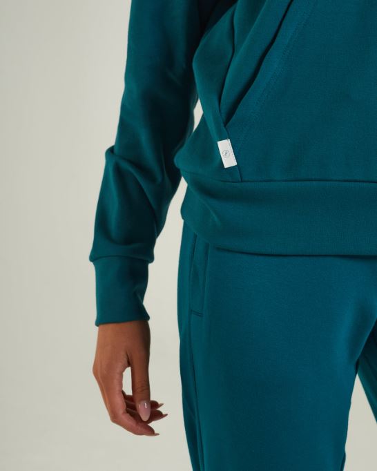 マーゴ・フッド ティールグリーン ディーゼルグリーン