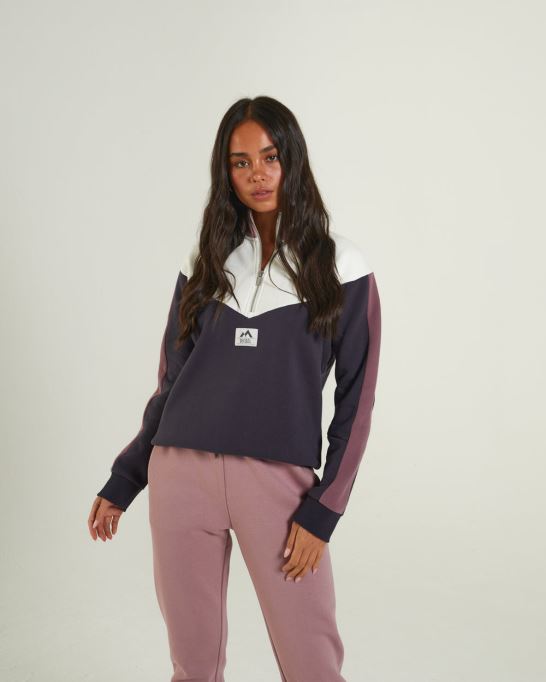 パープルヘイデンハーフジップマルチパープルディーゼル