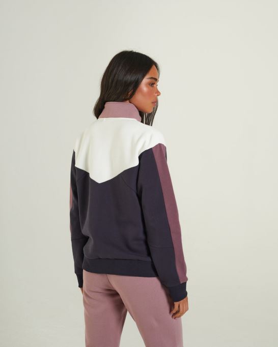 パープルヘイデンハーフジップマルチパープルディーゼル