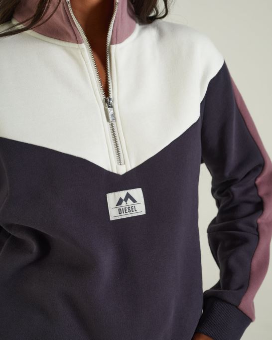 パープルヘイデンハーフジップマルチパープルディーゼル