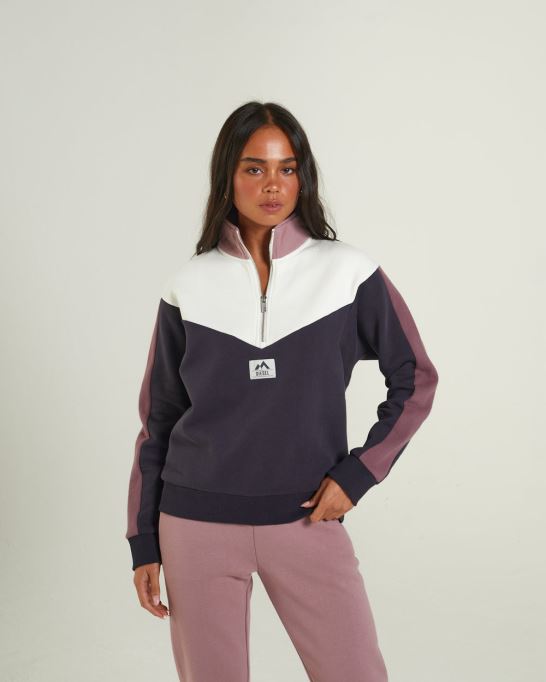 パープルヘイデンハーフジップマルチパープルディーゼル