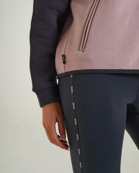 Marta ハーフジップ マルチディーゼルピンク