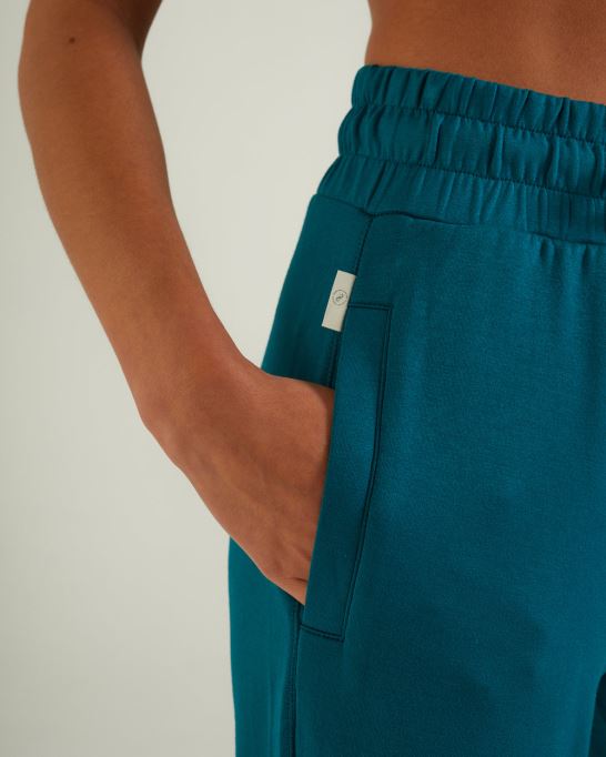 ディーゼル カラ トラック パンツ ティール グリーン グリーン