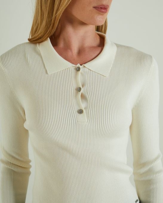 アイボリー ディーゼル ロズリン ニット クリーム