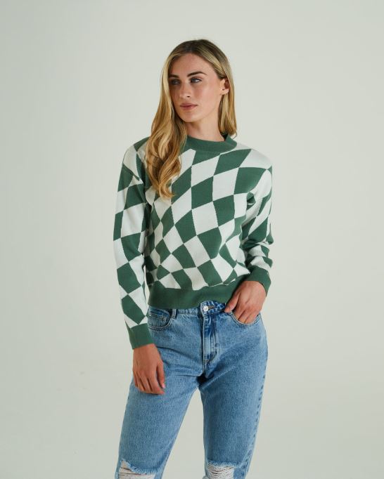 グリーン ディーゼル サルマ ニット グリーン アイビー