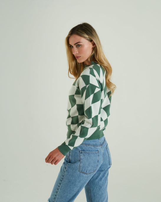 グリーン ディーゼル サルマ ニット グリーン アイビー