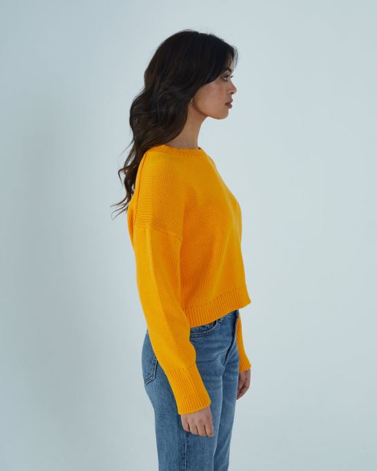 アトランタ ニット ラディアント ディーゼル イエロー