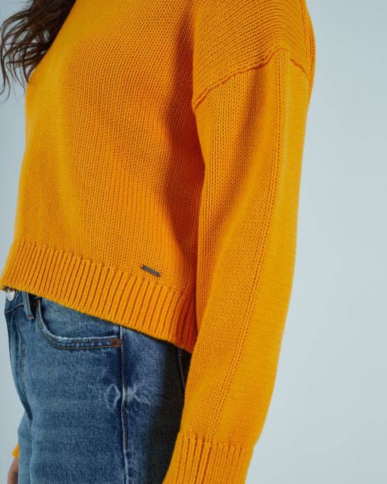 アトランタ ニット ラディアント ディーゼル イエロー