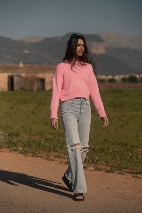 ピンク アトランタ ニット レモネード ディーゼル