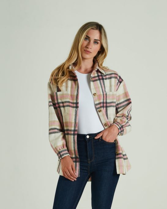 スー シャツ ポリニャック ピンク チェック ディーゼル