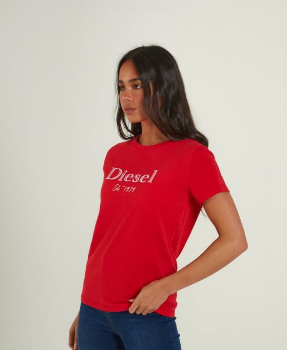 ディーゼル アリシア Tシャツ タンゴ レッド