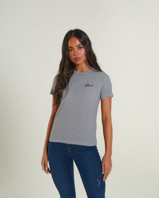 エメリン Tシャツ ブルー ネイビー ディーゼル