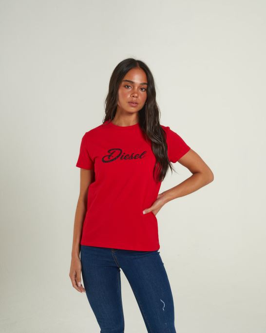 ディーゼル デリラ Tシャツ タンゴ レッド