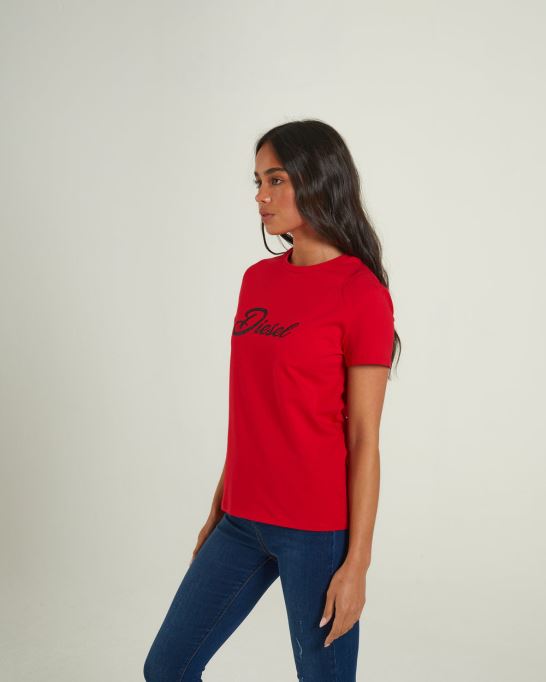 ディーゼル デリラ Tシャツ タンゴ レッド