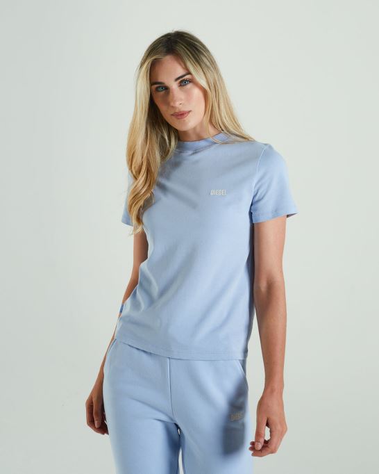 ディーゼル ラディアンス Tシャツ パウダーブルー