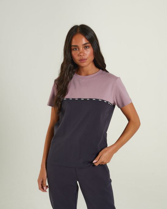 ピンク ディーゼル サンディ Tシャツ バラ色の紫