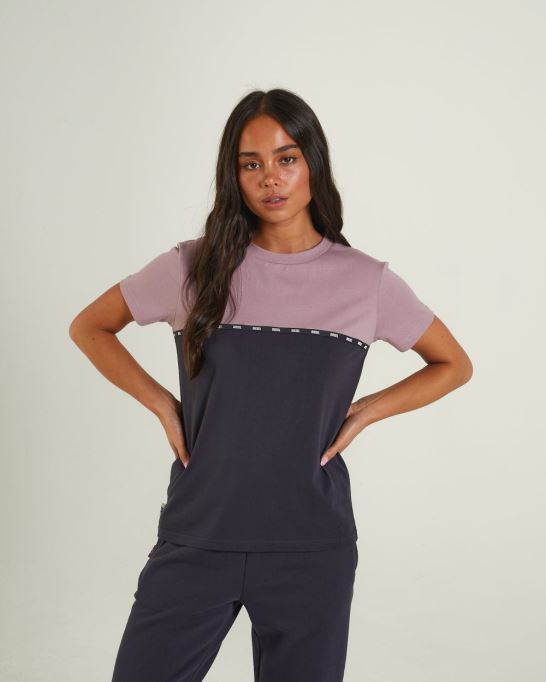 ピンク ディーゼル サンディ Tシャツ バラ色の紫