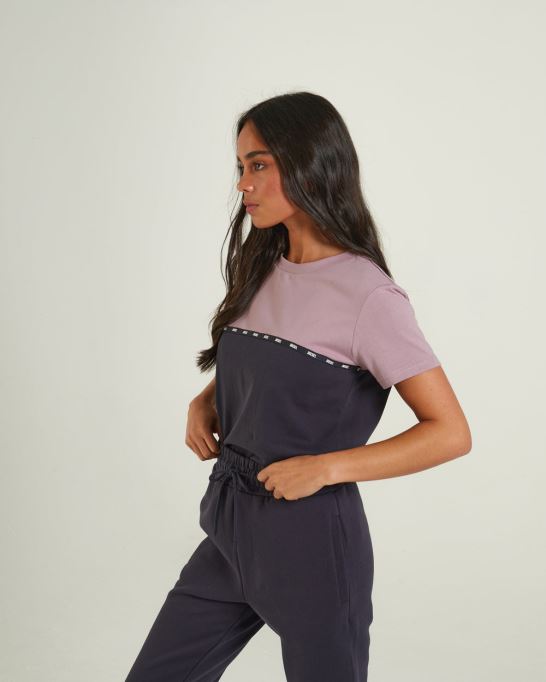 ピンク ディーゼル サンディ Tシャツ バラ色の紫