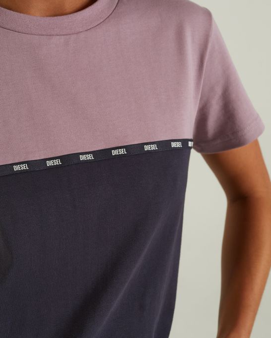 ピンク ディーゼル サンディ Tシャツ バラ色の紫
