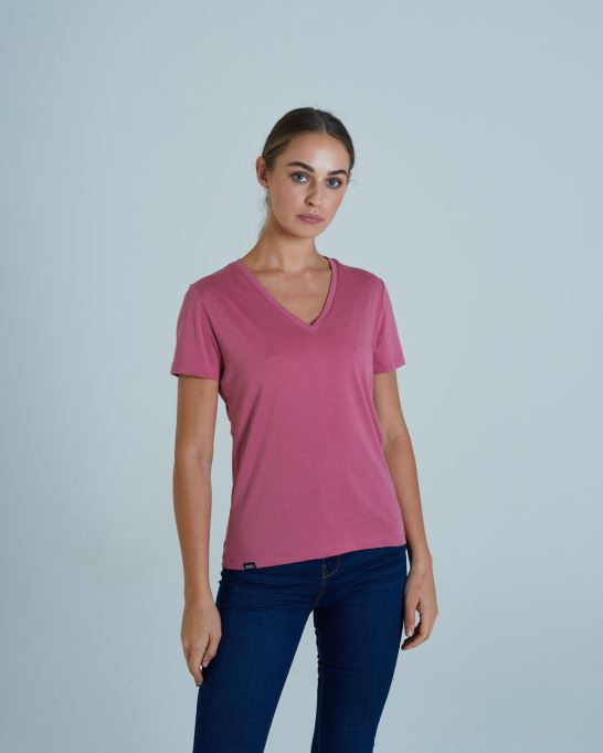 ピンク ディーゼル Ada ベーシック T シャツ ロージー