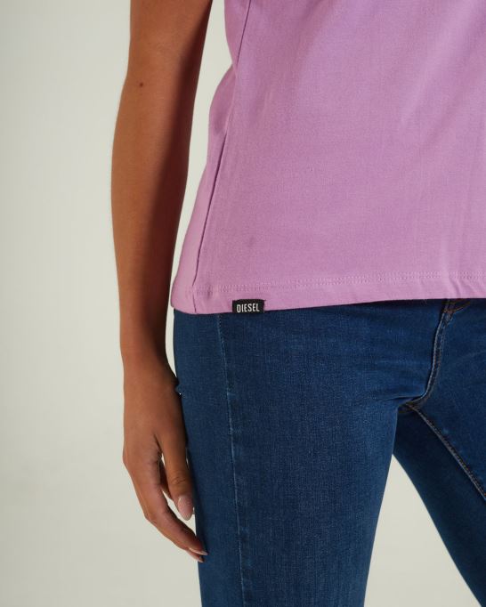 パープル ディーゼル Ada ベーシック T シャツ パープル オーキッド