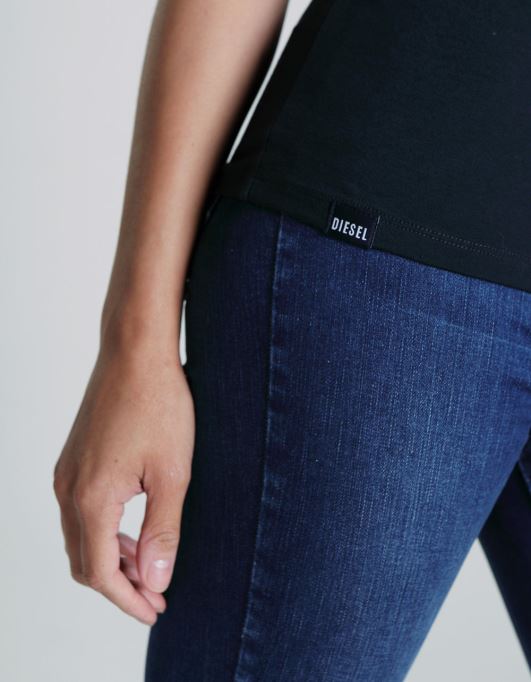 ディーゼル クララ Vネック ベーシック ピュアネイビー