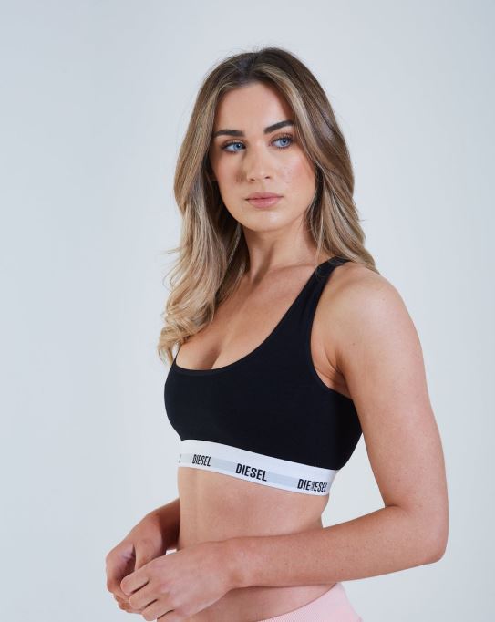 ホワイト/モーブ ディーゼル オーブリー 2枚組ブラ