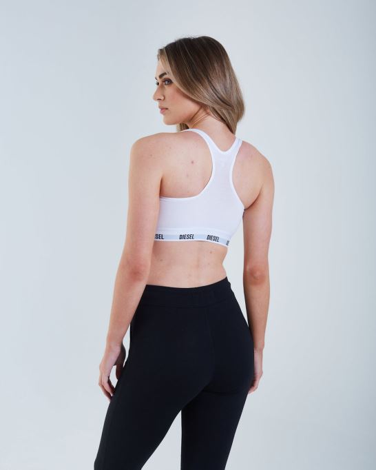 ホワイト/モーブ ディーゼル オーブリー 2枚組ブラ