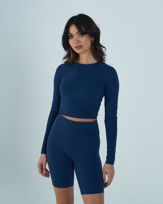 ディーゼル ブルーム アクティブ ショート ピーコック ネイビー