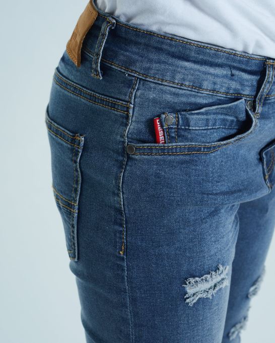 ディーゼル マシュー ジャン ミッド ウォッシュ ブルー